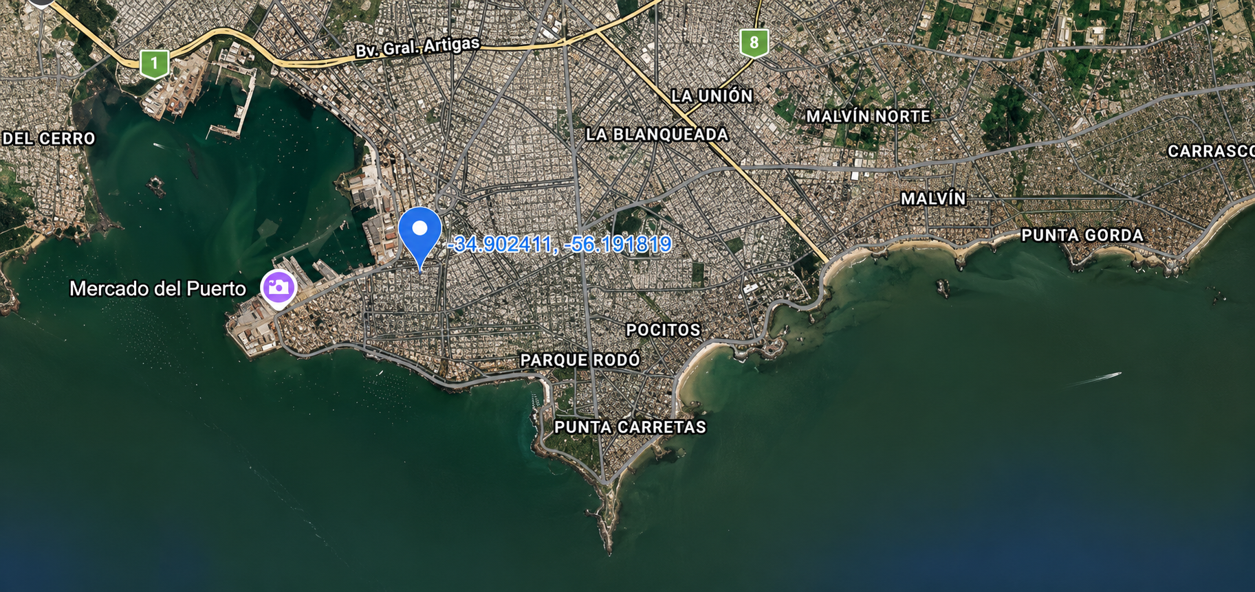 Mapa detallado de la calle donde se encuentra CDC
